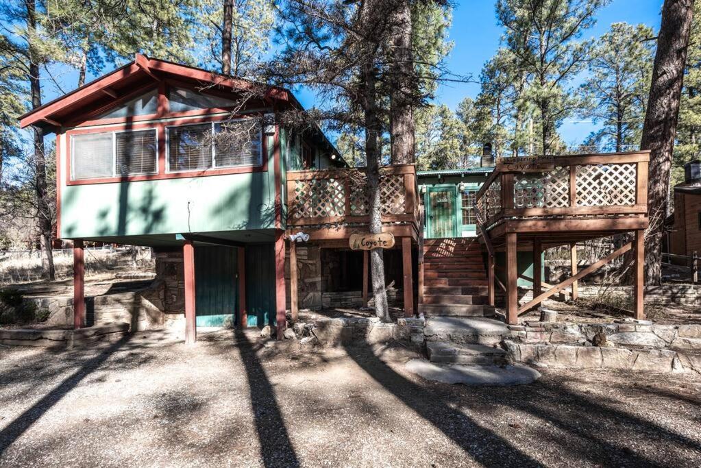 Coyote Cabin - Private Hot Tub - Upper Canyon Ruidoso Extérieur photo